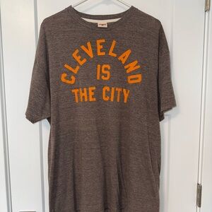 Cleveland Is The City Homage XXL t-shirt brown